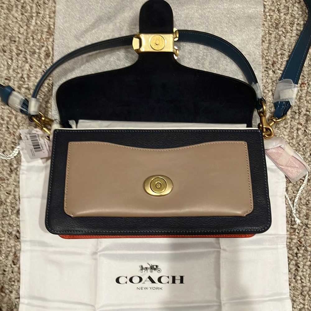 Coach Tabby Shoulder Bag 26 In Colorblock 76105 - Picture 5 of 13